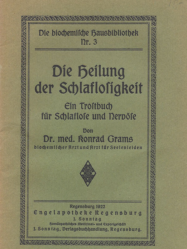 Die Heilung der Schlaflosigkeit