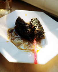 Hackbällchen in Weinblättern