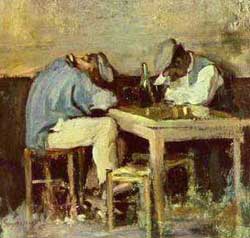 Nicolae Grigorescu, Zwei Betrunkene, 2. Hälfte des 19. Jhd.