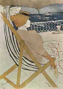 Henri de Toulouse-Lautrec, Die Reisende, 1896.