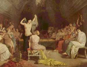 Théodore Chassériau, Das Dampfbad, 1853.
