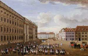 J.A.E. Niegelssohn, Berlin, Schlossplatz, 1788.